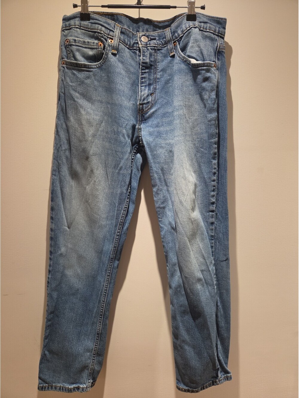 Levi's 511 Jeans Mens 32x30 Blue Medium Wash Slim Taper Stretch Denim Pants